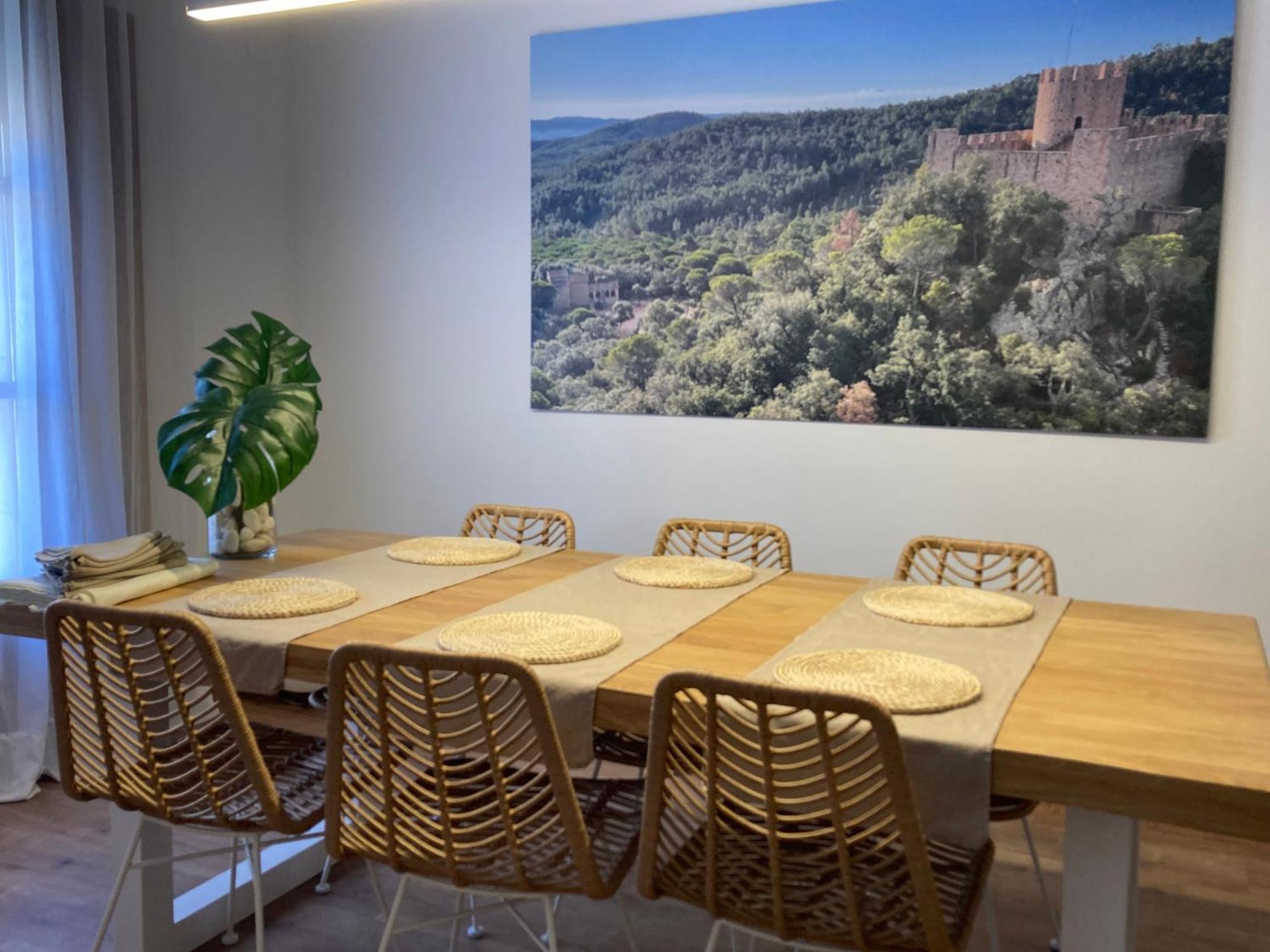 Apartamento Centrico, Climatizado Y Totalmente Equipado De 3 Habitaciones Para 6-7 Personas Santa Coloma De Farners Luaran gambar