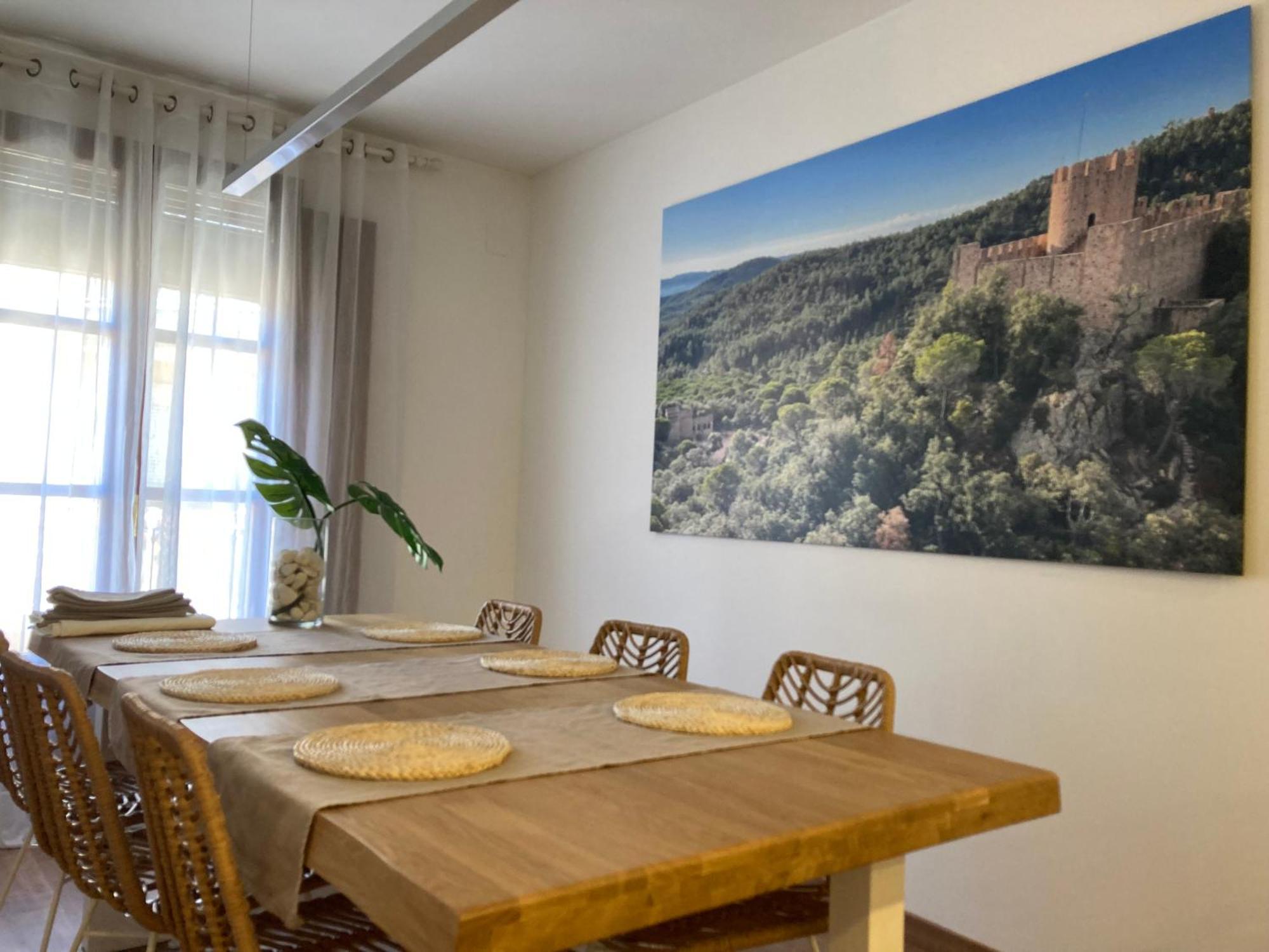 Apartamento Centrico, Climatizado Y Totalmente Equipado De 3 Habitaciones Para 6-7 Personas Santa Coloma De Farners Luaran gambar